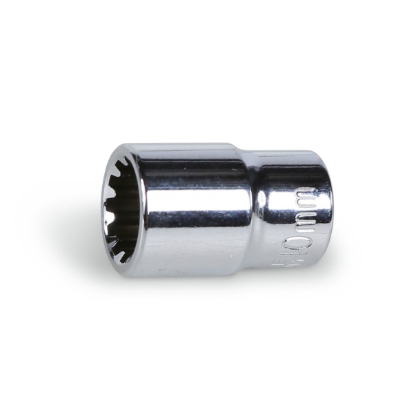 900U/SB13-Sada 1/4" hlavic Gear-Lock, chromované