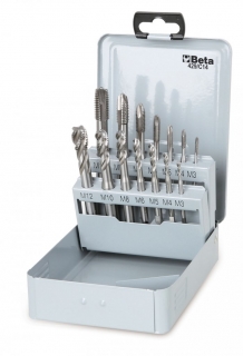 SADA STROJNÍCH ZÁVITNÍKŮ-MODEL 429/C14 14 KS 429 429FP + 429FC M312 MM 