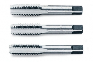 RUČNÍ ZÁVITNÍK PALCOVÝ CHROMOVÁ OCEL-MODEL 430ASC UNC 1X8 3 KS