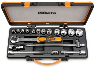 SADA HLAVIC 1/2'' S PŘÍSLUŠENSTVÍM-MODEL 920A/C12 1/2'' S PŘÍSLUŠENSTVÍM 17KS''
