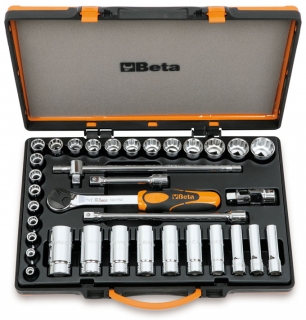 SADA HLAVIC 1/2'' S PŘÍSLUŠENSTVÍM-MODEL 920B/C30Q 1/2'' S PŘÍSLUŠENSTVÍM 35KS''