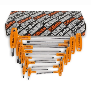 SADA ZÁSTRČNÝCH KLÍČŮ S RUKOJETÍ PROFIL TORX-MODEL 97TTX/S13 13 KS