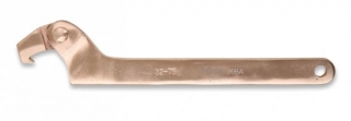 HÁKOVÝ KLÍČ KLOUBOVÝ S KOLÍKEM NEJISKŘÍCÍ-MODEL 99BA 115-170MM