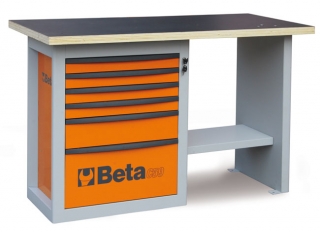 STŮL SERVISNÍ-MODEL 5900 C59C  ORANŽOVÝ