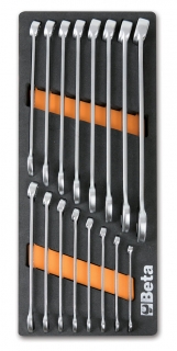 SADA KLÍČŮ -MODEL 2450/M15 16 KS  V PODESTĚ Z MĚKKÉ PĚNY