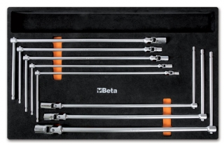 SADA KLÍČŮ-MODEL 2450/M63 8 KS V PODESTĚ Z MĚKKÉ PĚNY