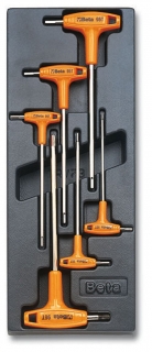 SADA KLÍČŮ-MODEL 2424/T52 6KS  V PODESTĚ Z PVC.