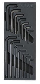 SADA KLÍČŮ-MODEL 2424/T56 14KS  V PODESTĚ Z PVC