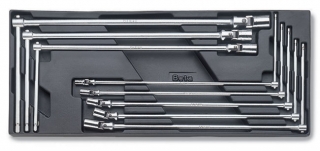 SADA KLÍČŮ-MODEL 2424/T63 8KS  V PODESTĚ Z PVC.