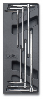 SADA KLÍČŮ-MODEL 2424/T68 6KS  V PODESTĚ Z PVC.