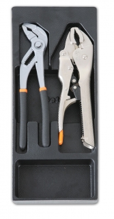 SADA KLEŠTÍ -MODEL 2424/T151 2KS V PODESTĚ Z PVC.