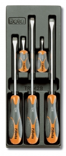 SADA ŠROUBOVÁKŮ-MODEL 2424/T171 5KS V PODESTĚ Z PVC.