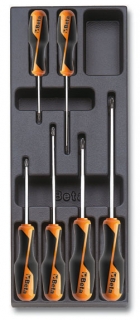 SADA ŠROUBOVÁKŮ-MODEL 2424/T202 6KS  V PODESTĚ Z PVC.