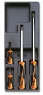 SADA ŠROUBOVÁKŮ-MODEL 2424/T204 4KS  V PODESTĚ Z PVC.
