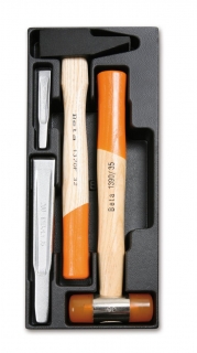 SADA NÁŘADÍ-MODEL 2424/T233 4KS  V PODESTĚ Z PVC.