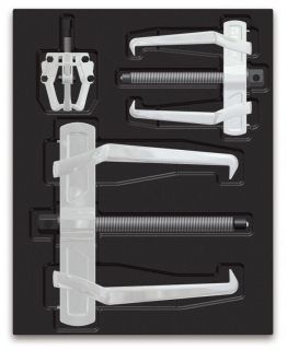 SADA 3 STAHOVÁKŮ-MODEL 2424/T241  V PODESTĚ Z PVC.
