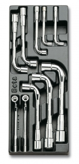 SADA KLÍČŮ-MODEL 2424/T77 10KS  V PODESTĚ Z PVC.